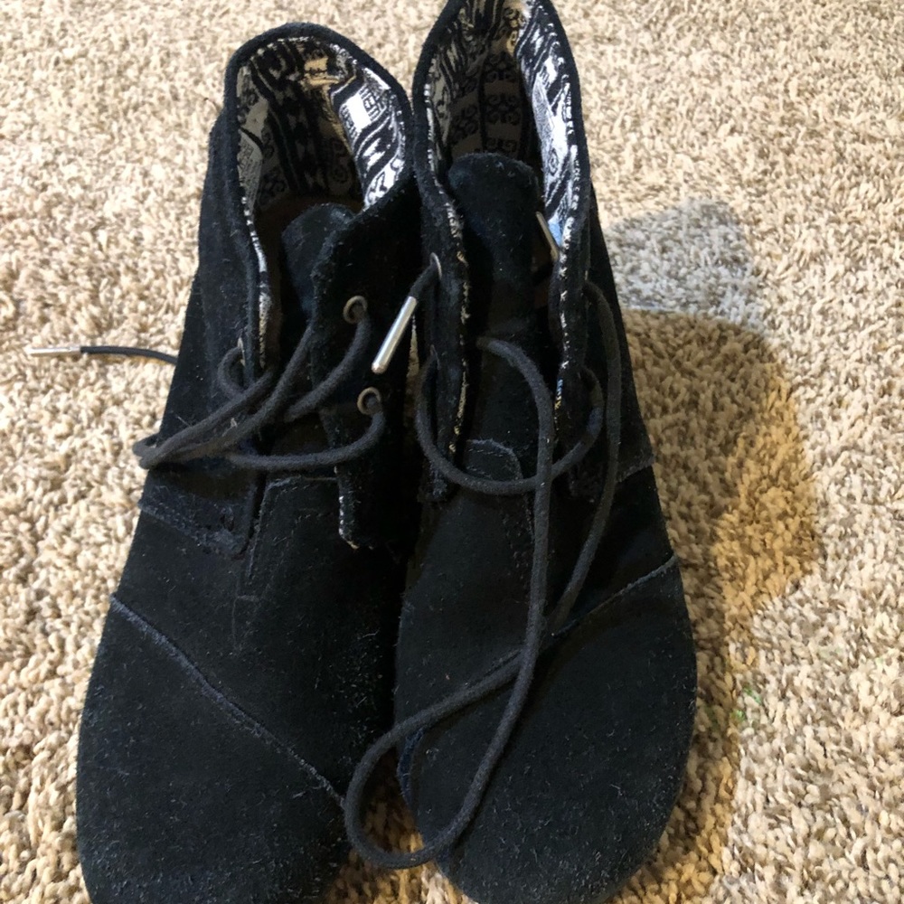 Wedge booties